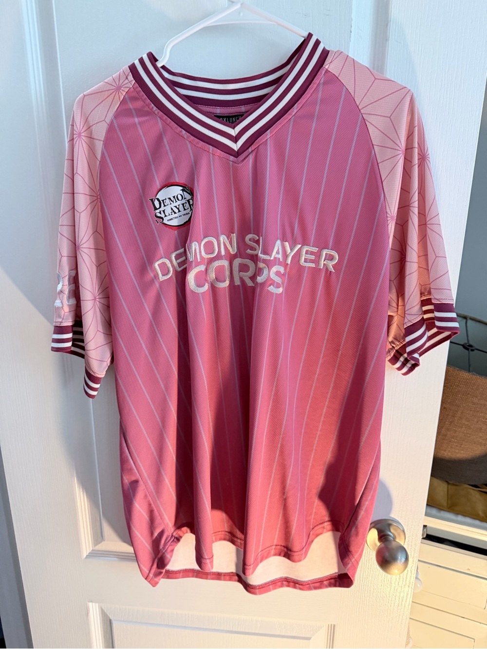 Demon Slayer Corps Pink Nezuko Jersey Top